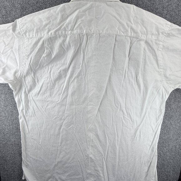 Gitman Bros Oxford Point All Cotton USA TTX 16.5 34 White Shirt Pocket Button Up - Picture 14 of 14